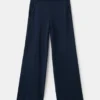 Pantalon en coton tricoté