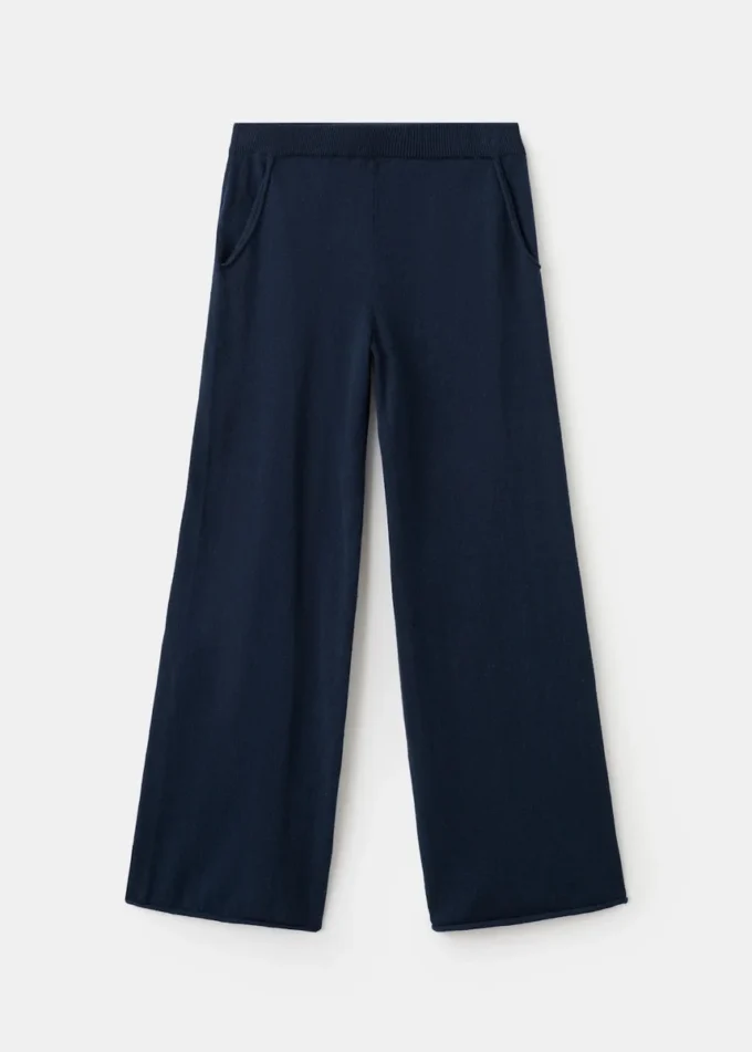 Pantalon en coton tricoté