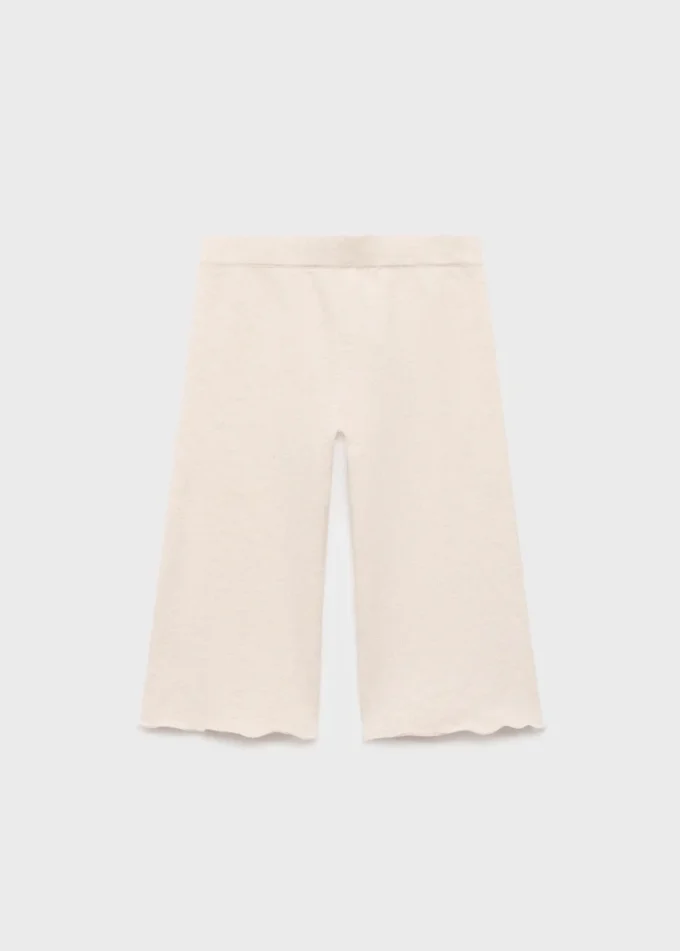 Pantalon en coton tricoté