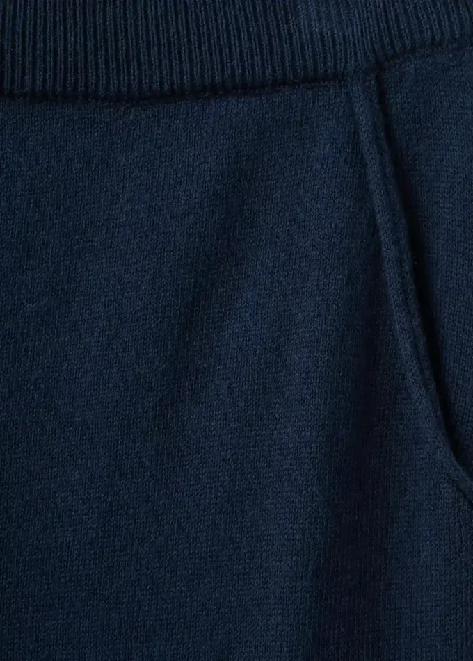 Pantalon en coton tricoté