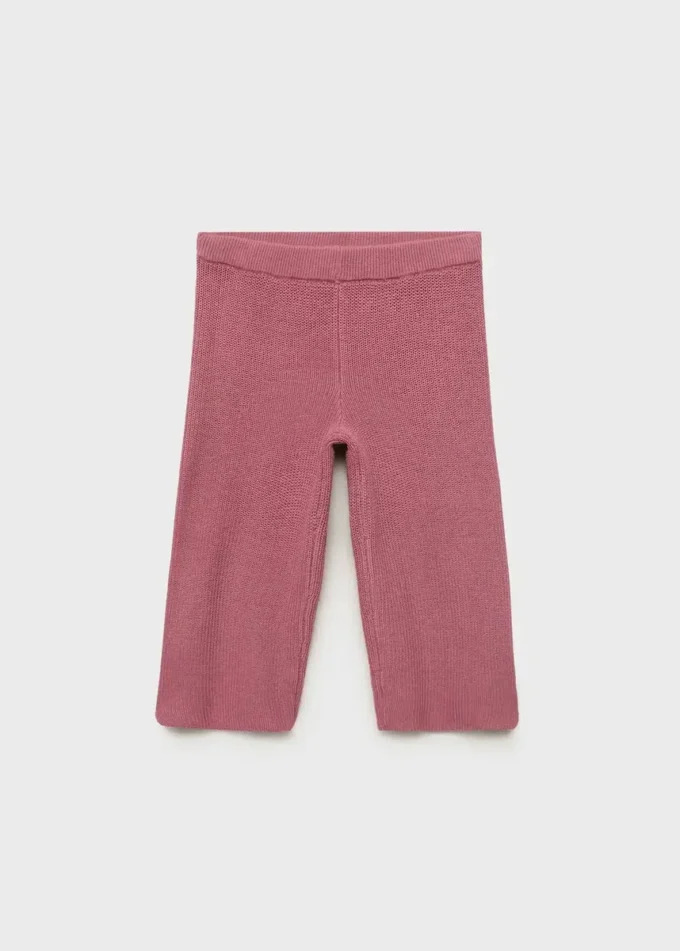 Pantalon en coton tricoté