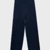 Pantalon en coton tricoté