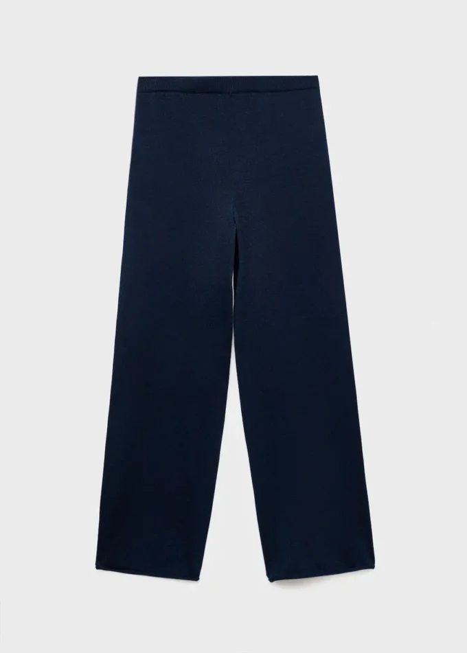 Pantalon en coton tricoté