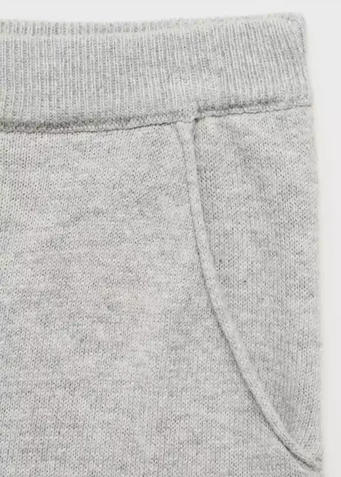 Pantalon en coton tricoté