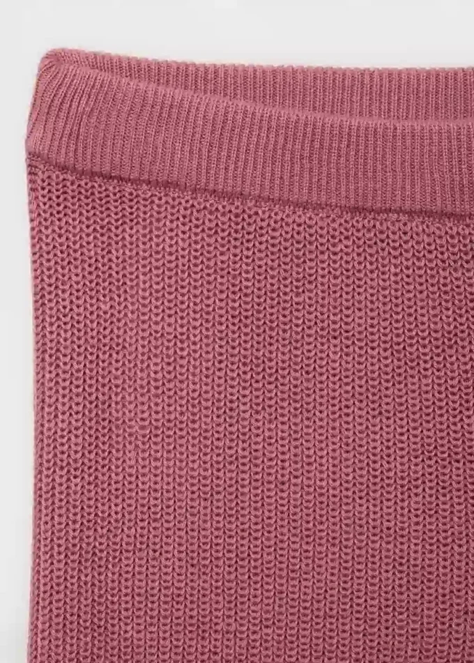 Pantalon en coton tricoté