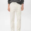 Pantalon en coton velours côtelé coupe classique Pantalon en coton velours côtelé coupe classique