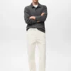 Pantalon en coton velours côtelé coupe classique Pantalon en coton velours côtelé coupe classique