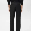 Pantalon en flanelle à pinces, coupe droite Pantalon en flanelle à pinces, coupe droite