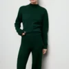 Pantalon en maille avec détails cousus Pantalon en maille avec détails cousus