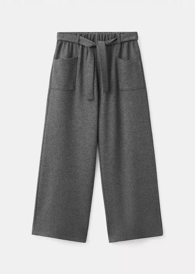 Pantalon en maille avec nœud Pantalon en maille avec nœud