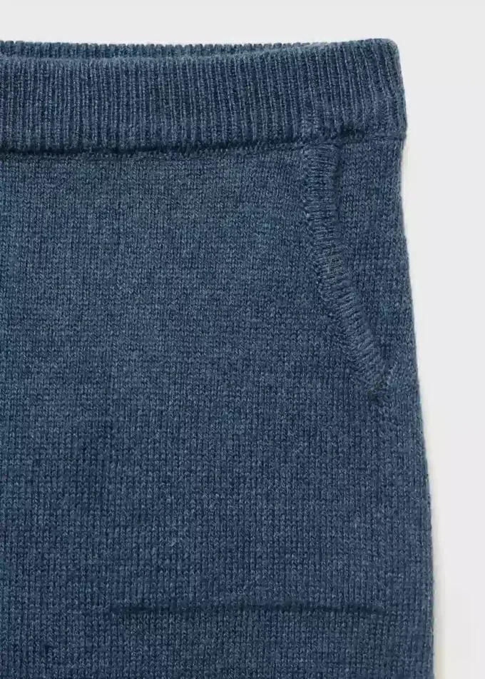 Pantalon en maille à poches Pantalon en maille à poches