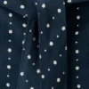 Pantalon en micro-velours côtelé à fleurs