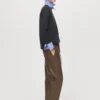 Pantalon en simili cuir avec taille élastique Pantalon en simili cuir avec taille élastique