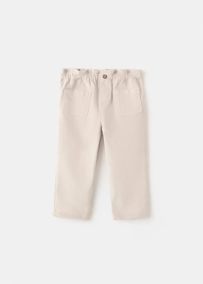 Pantalon en velours côtelé