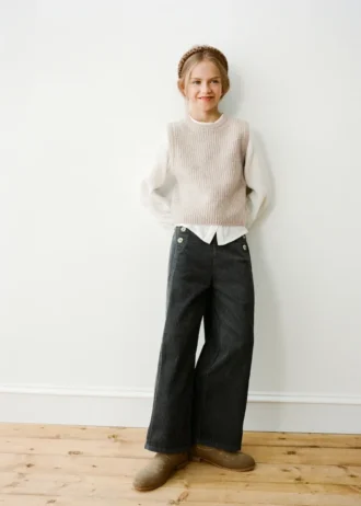 Pantalon en velours côtelé de coton