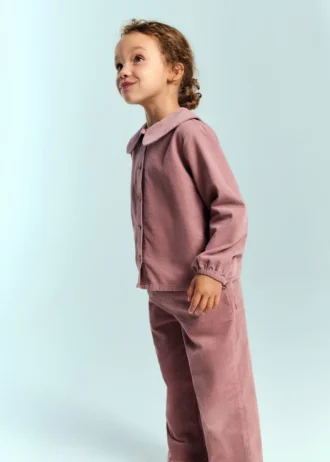 Pantalon en velours côtelé de coton
