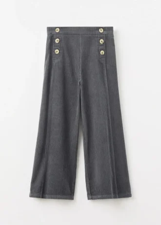 Pantalon en velours côtelé de coton