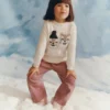 Pantalon en velours côtelé de coton