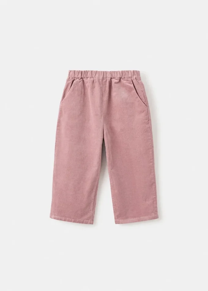 Pantalon en velours côtelé de coton