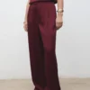Pantalon large en satin Pantalon large en satin