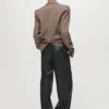 Pantalon large en simili cuir Pantalon large en simili cuir