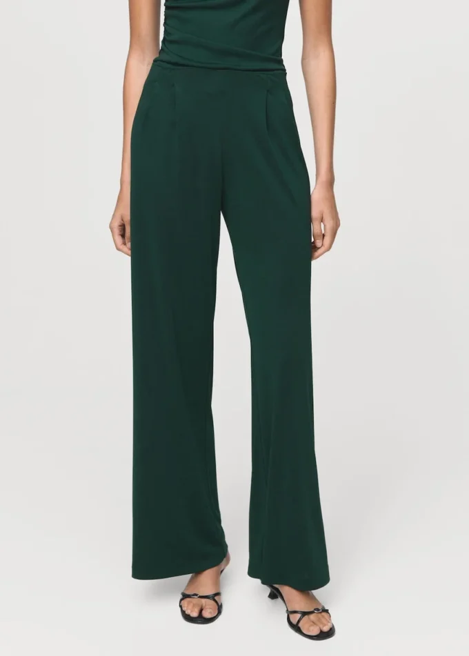 Pantalon large à plis Pantalon large à plis