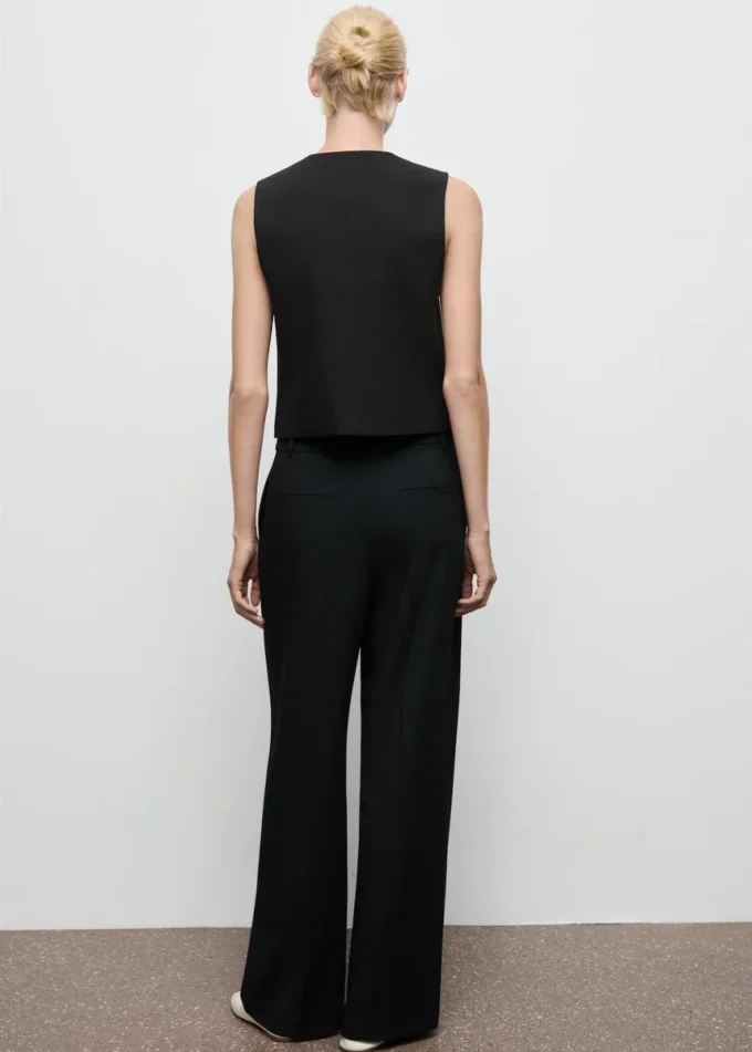 Pantalon large à plis Pantalon large à plis