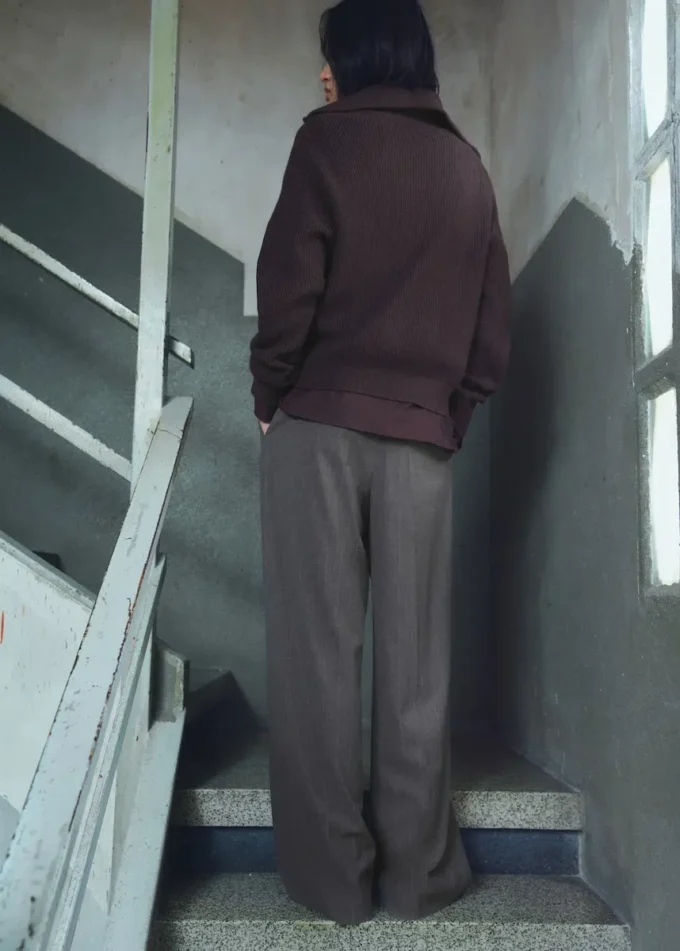 Pantalon large à plis Pantalon large à plis