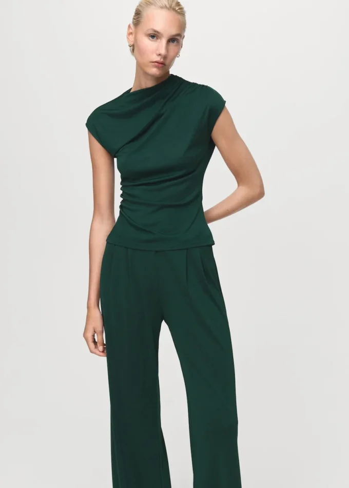 Pantalon large à plis Pantalon large à plis