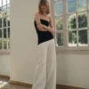 Pantalon long évasé Pantalon long évasé