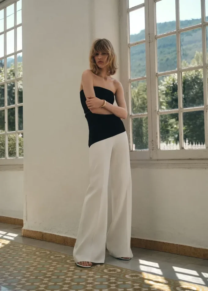 Pantalon long évasé Pantalon long évasé