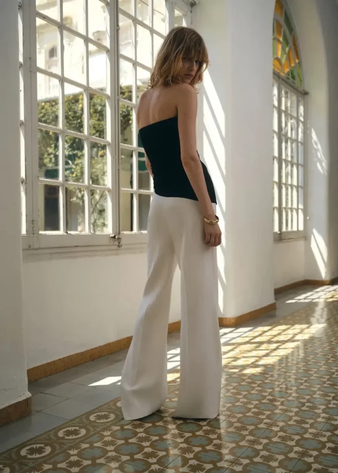 Pantalon long évasé Pantalon long évasé