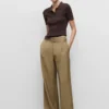 Pantalon paperbag avec ceinture Pantalon paperbag avec ceinture