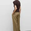 Pantalon paperbag avec ceinture Pantalon paperbag avec ceinture