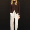 Pantalon à pinces avec fermeture à glissière Pantalon à pinces avec fermeture à glissière