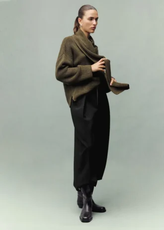 Pantalon à pinces avec fermeture à glissière Pantalon à pinces avec fermeture à glissière