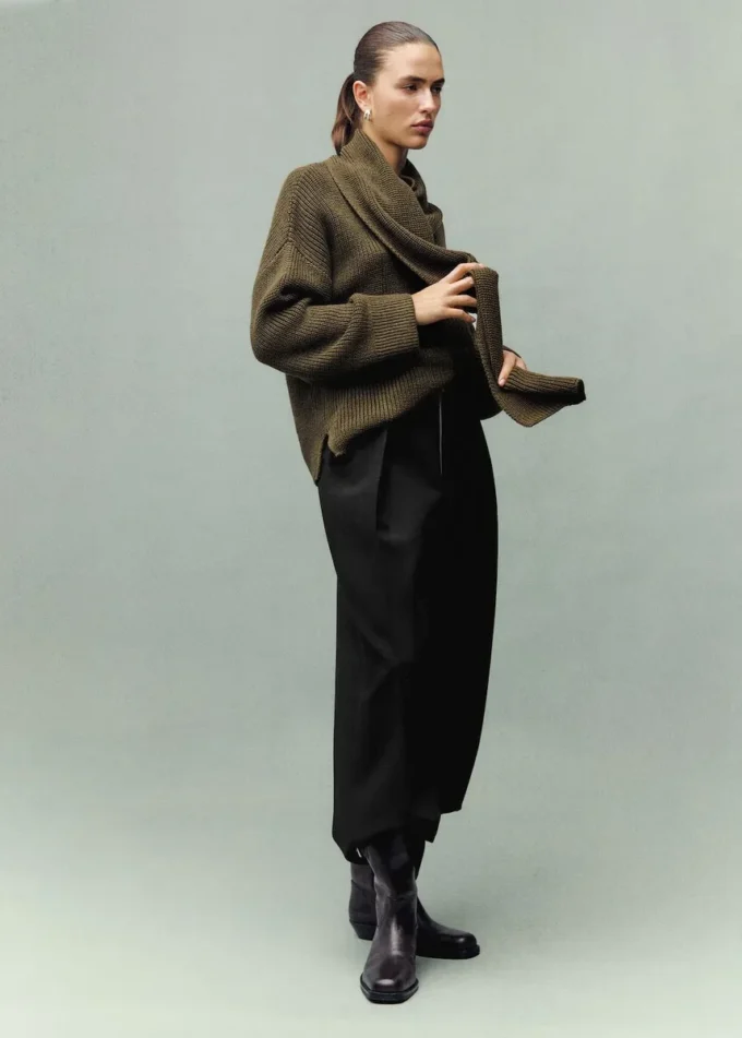 Pantalon à pinces avec fermeture à glissière Pantalon à pinces avec fermeture à glissière