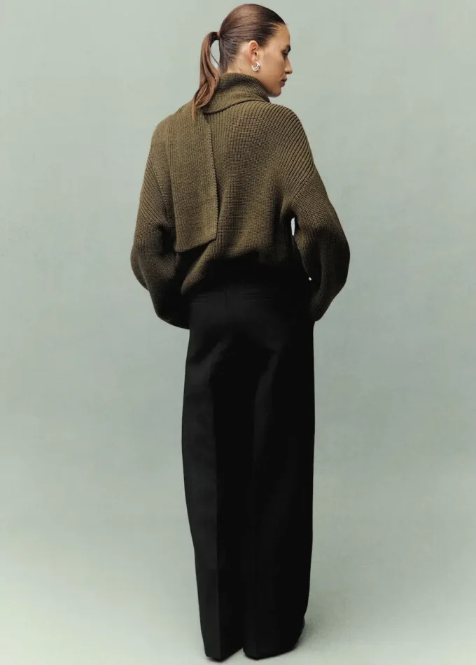 Pantalon à pinces avec fermeture à glissière Pantalon à pinces avec fermeture à glissière