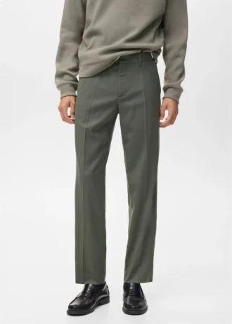 Pantalon à pinces coupe classique