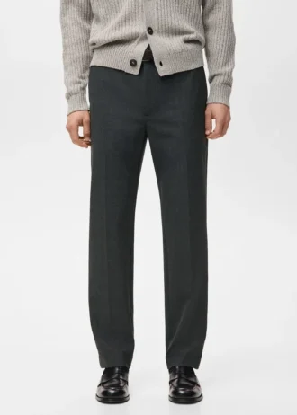 Pantalon à pinces coupe classique