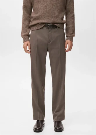 Pantalon à pinces coupe classique