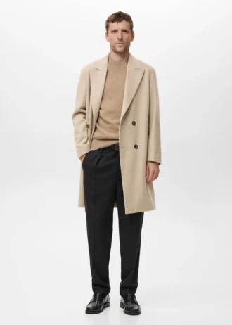 Pantalon à pinces coupe classique