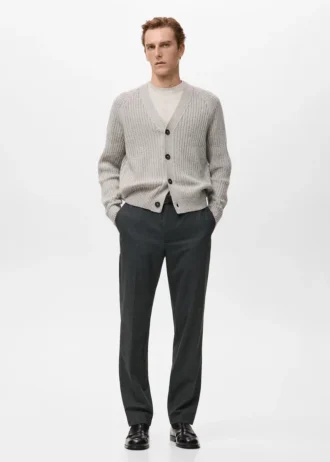 Pantalon à pinces coupe classique