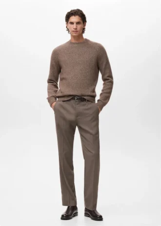 Pantalon à pinces coupe classique