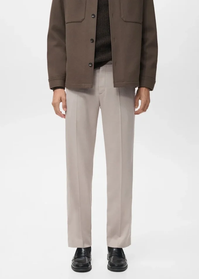 Pantalon à pinces coupe classique MANGO USA Pantalon à pinces coupe classique MANGO USA