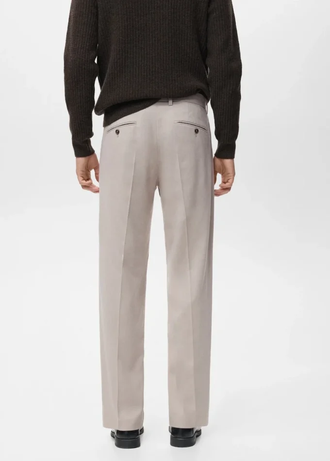 Pantalon à pinces coupe classique MANGO USA Pantalon à pinces coupe classique MANGO USA