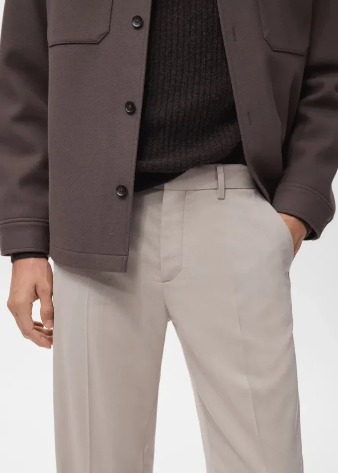 Pantalon à pinces coupe classique MANGO USA Pantalon à pinces coupe classique MANGO USA