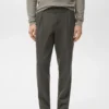 Pantalon à pinces en velours côtelé, coupe classique Pantalon à pinces en velours côtelé, coupe classique