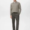 Pantalon à pinces en velours côtelé, coupe classique Pantalon à pinces en velours côtelé, coupe classique