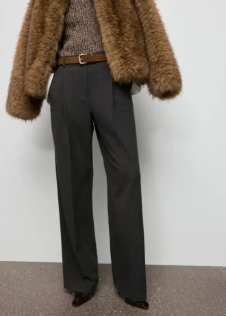 Pantalon à plis